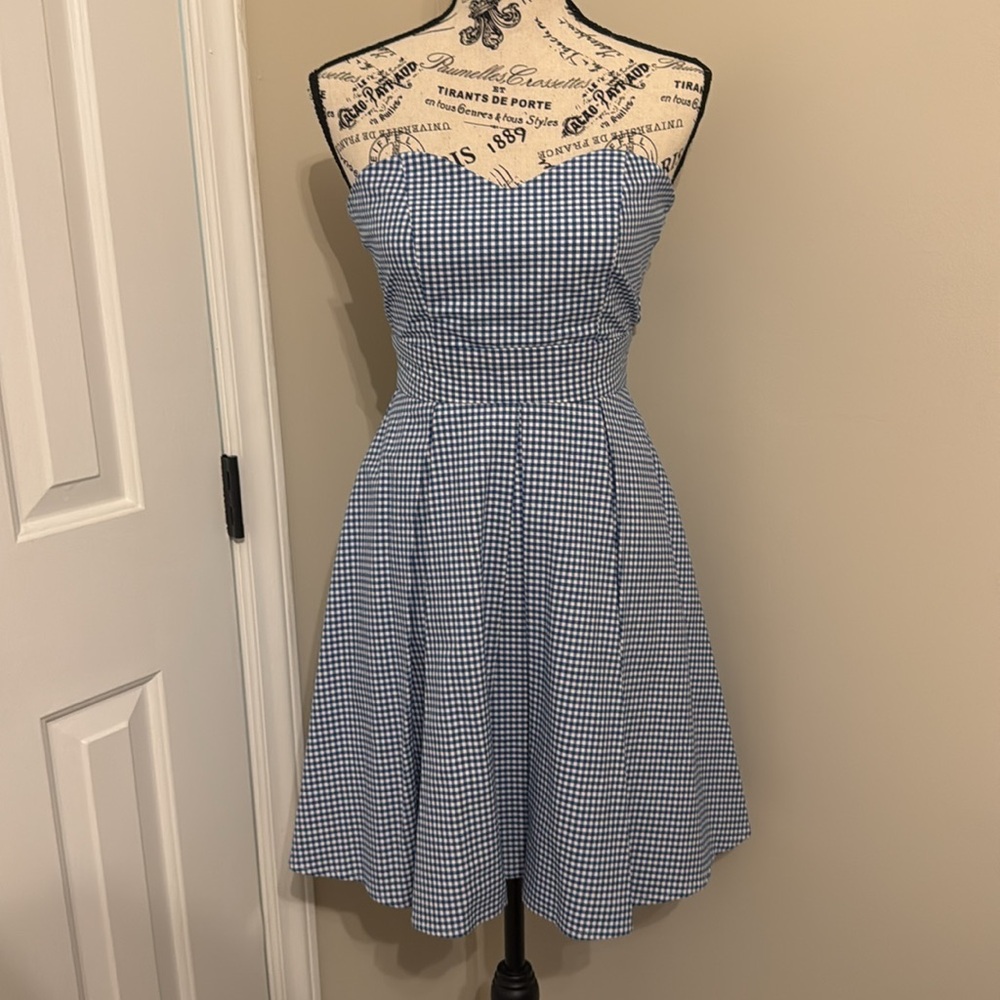Gorgeous Lauren James Strapless Tie Back Dress